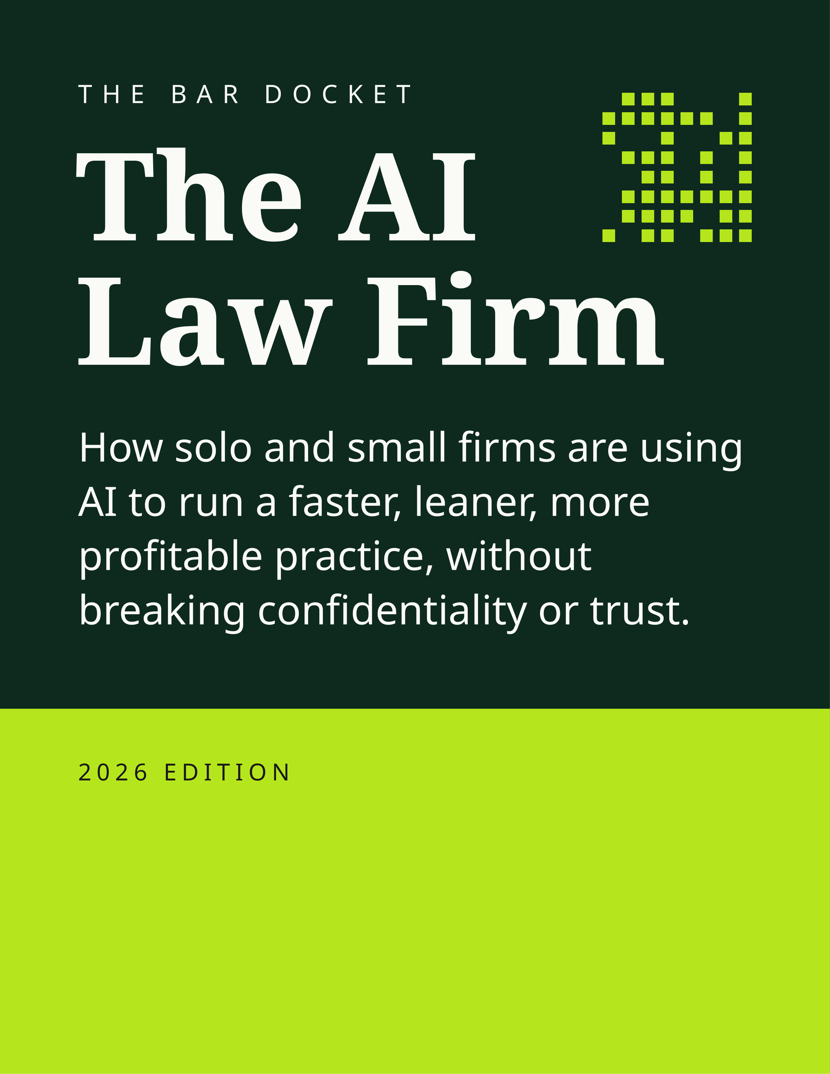 The AI Law Firm cover