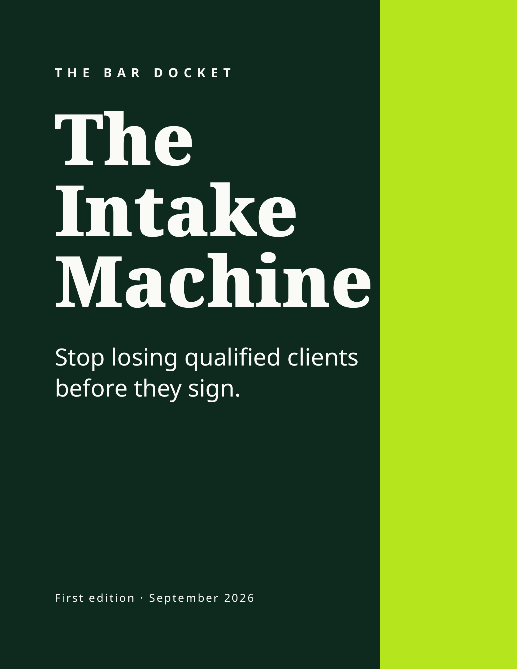 The Intake Machine cover